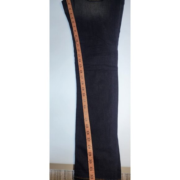True Religion Jeans Womens 29X 32  Blue Low Rise Distressed Skinny Vintage Y2K - Picture 12 of 12